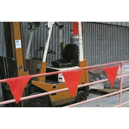 Accuform PENNANT FLAG TAPE HEAVY DUTY STYLE MPBT025 MPBT025